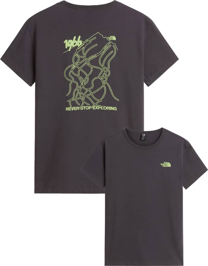 U Nse Slopes Rlx SS Tee Graphic Anthracite Grey