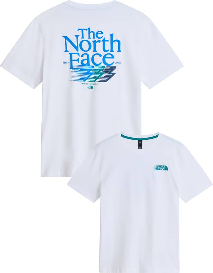 M Retro Trail Rlx SS Tee Graphic TNF White