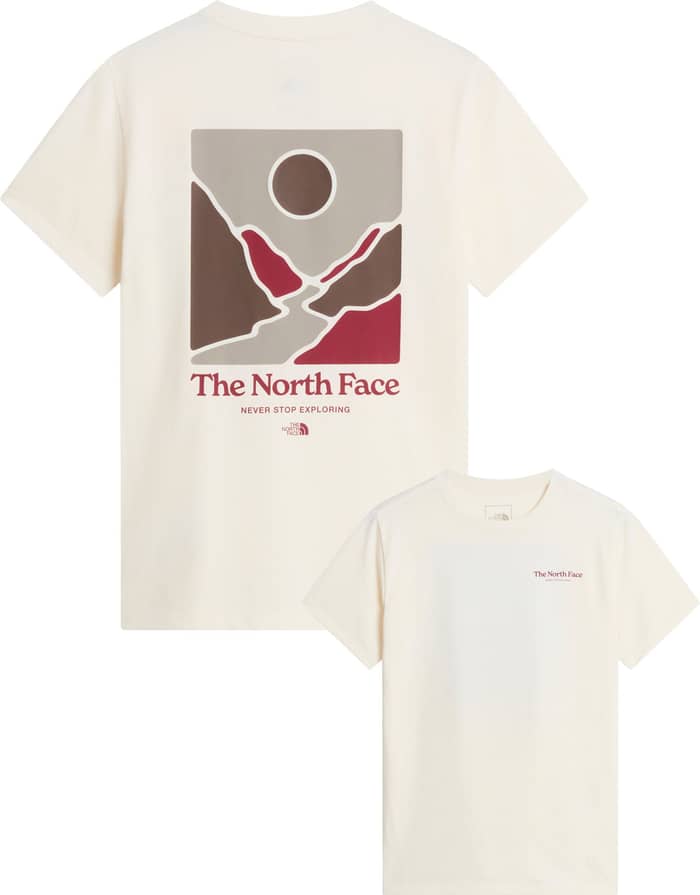 W Monte Reg SS Tee Graphic White Dune