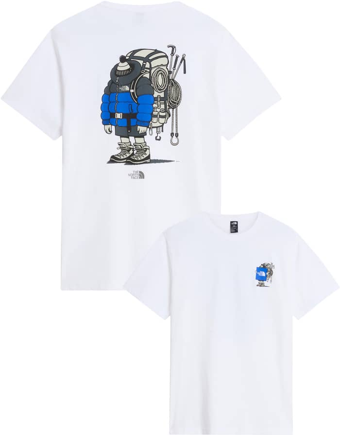 U Gear Up Get Out Rlx SS Tee Graphic TNF White