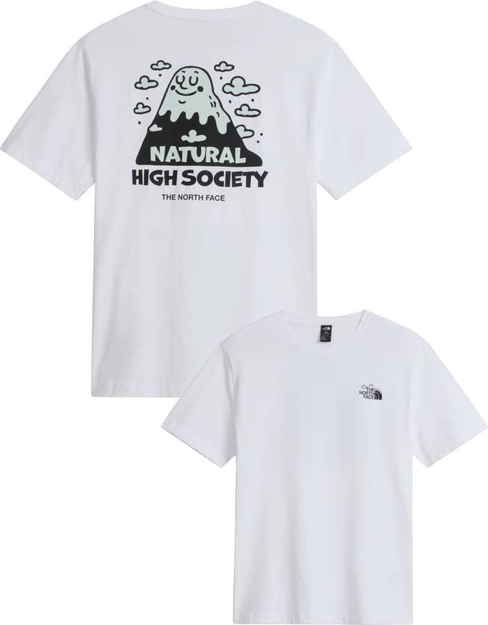 U Nat High Society Rlx SS Tee Graphic TNF White