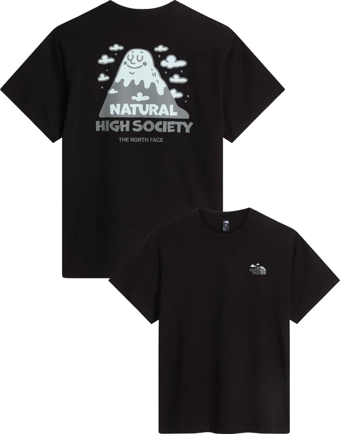 U Nat High Society Rlx SS Tee Graphic TNF Black