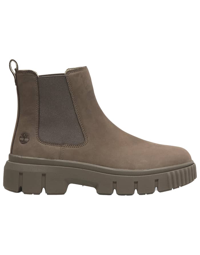 Greyfield Mid Chelsea Boot W Medium Brown Nubuck