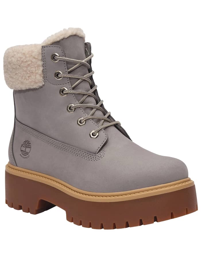 Stone Street Mid Warm Lined Waterproof Boot W Medium Grey Nubuck