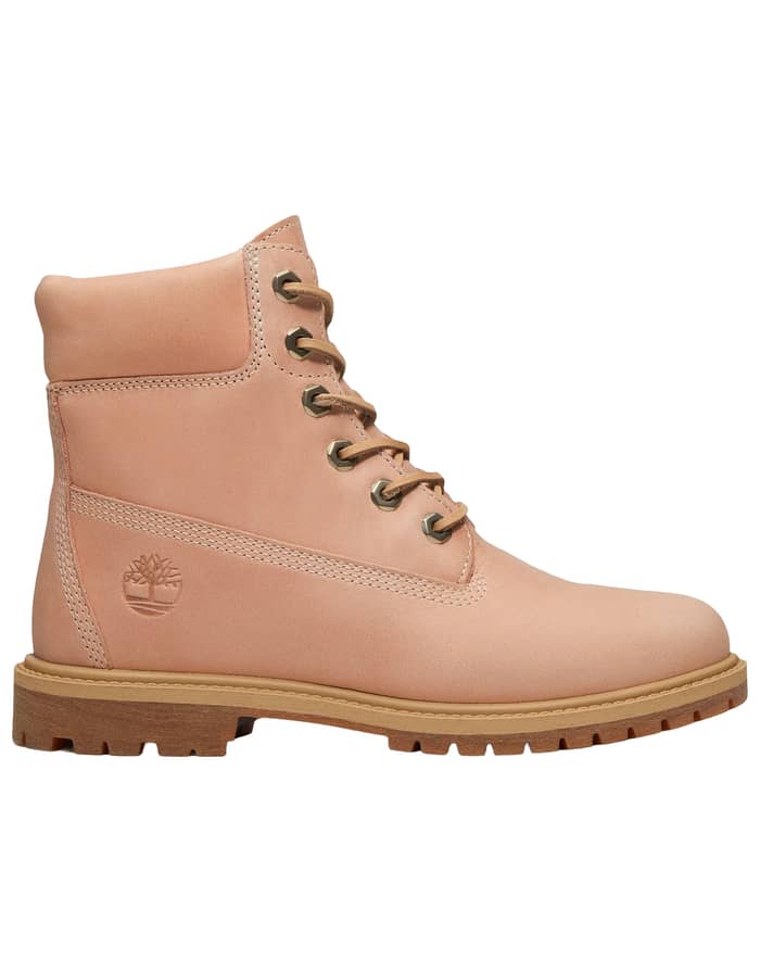 Timberland Premium 6" Lace Up Boot W Light Pink Full Grain