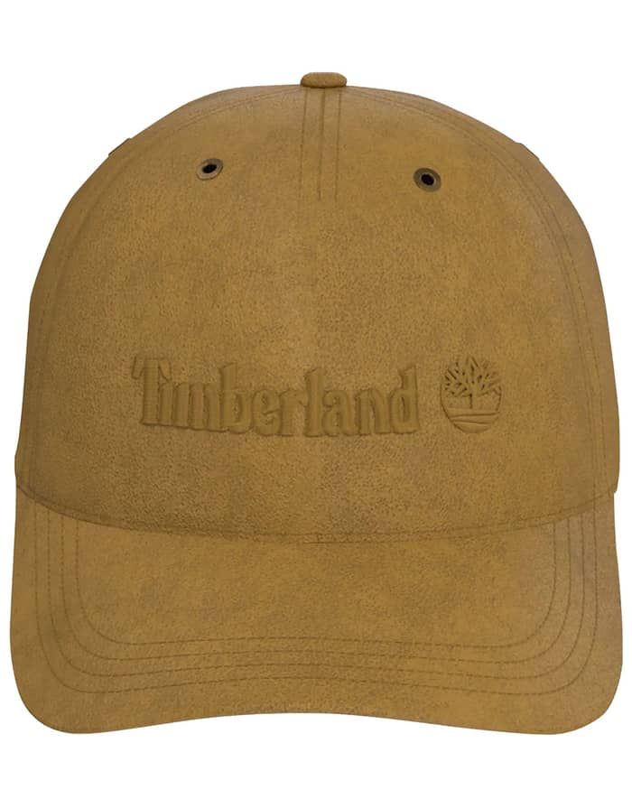Leather Baseball Cap Wheat