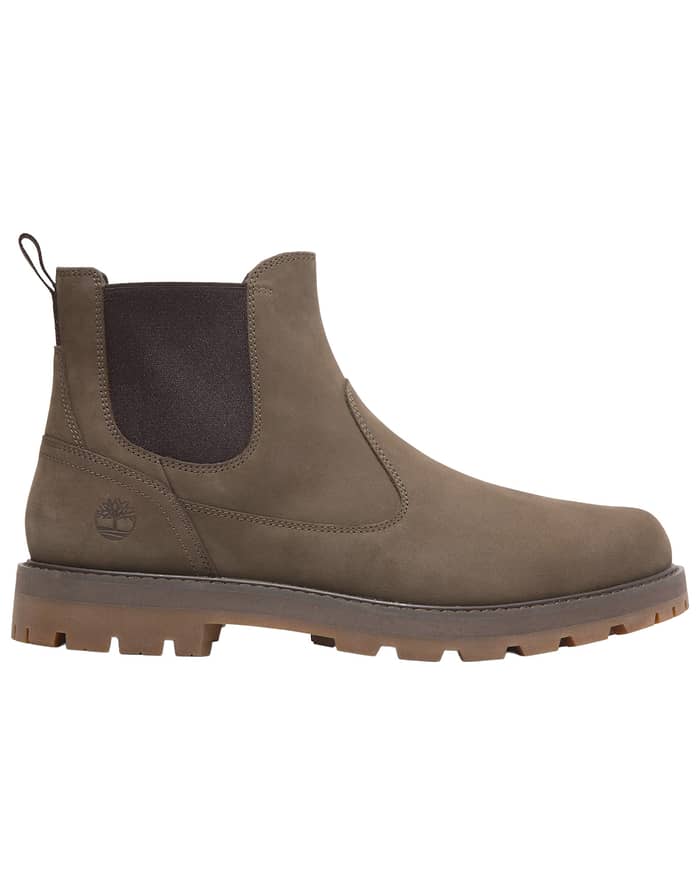 Britton Road Mid Chelsea Boot Medium Brown Nubuck