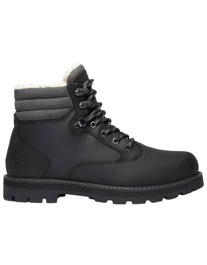 Britton Road Mid Warm Lined Waterproof Boot Black Full Grain