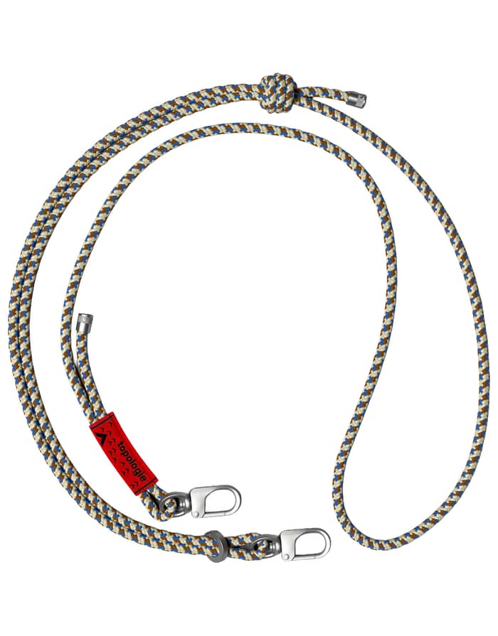 6.0mm Rope Strap Beige Purple