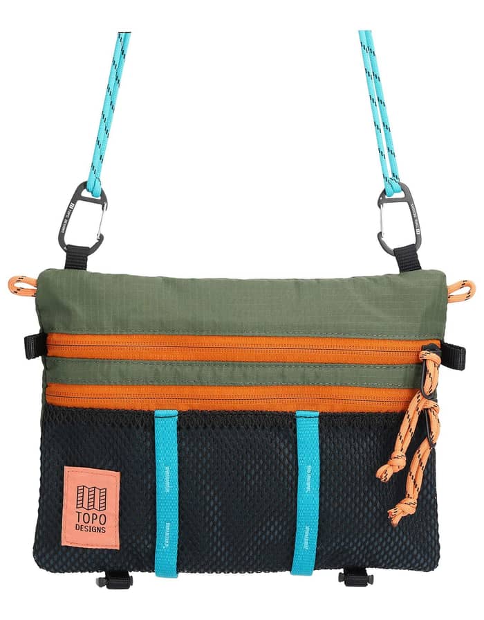 Mountain Accessory Shoulder Bag Olive Pond Blue