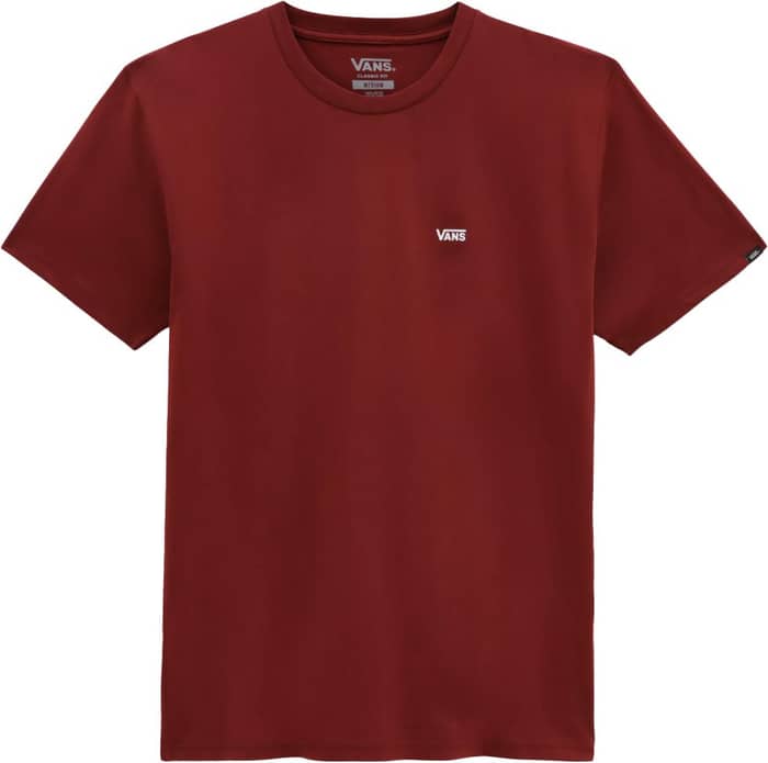 Left Chest Logo Tee Syrah-White