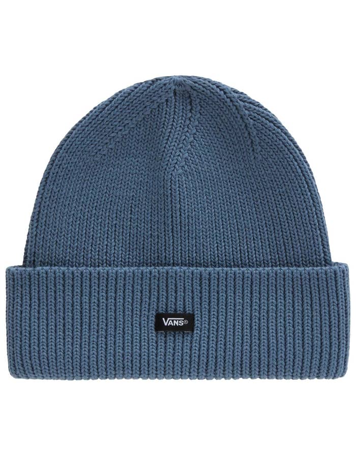 Post Shallow Cuff Beanie Bluestone