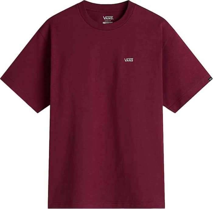 Left Chest II Loose SS Tee Burgundy