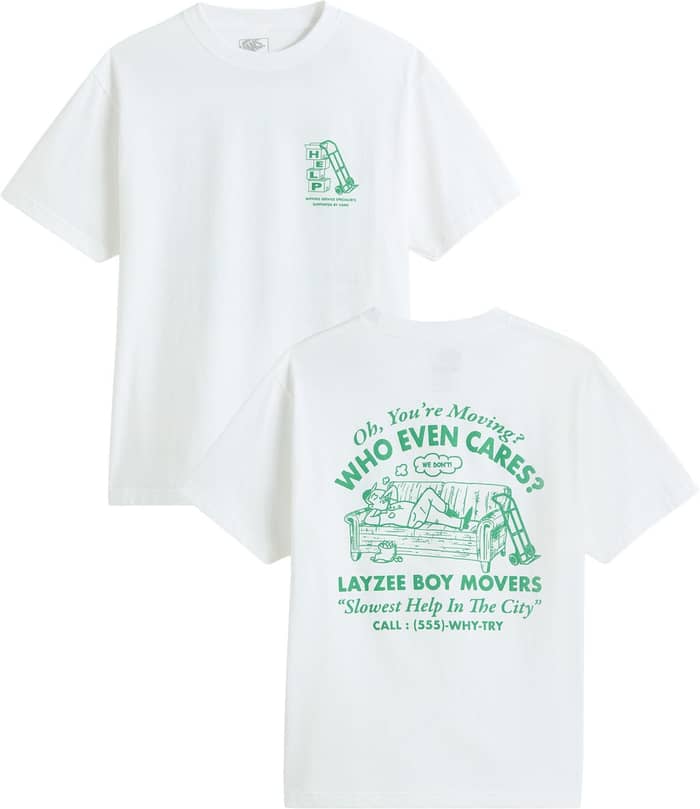 Moving Co SS Tee White