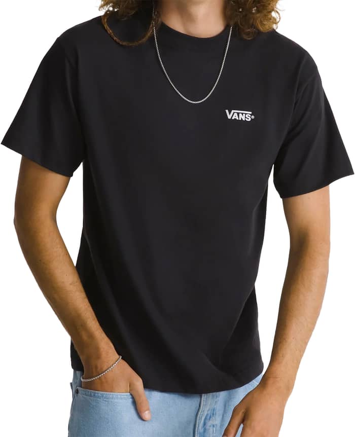 New Left Chest SS Tee Black/White