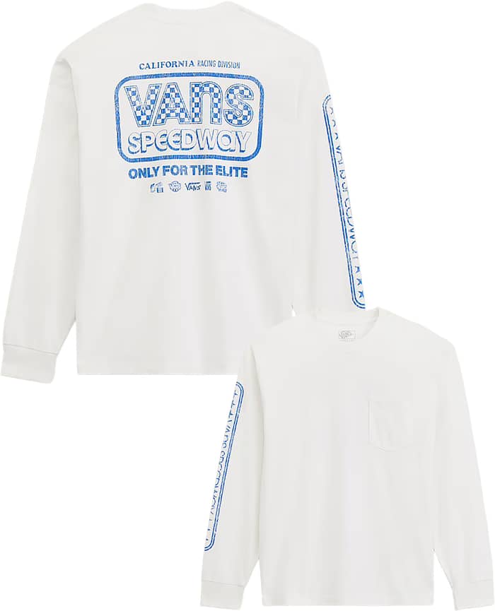 Vans Speedway LS Tee Marshmallow