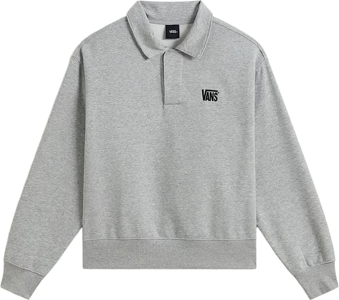 Polo Fleece Pullover Cement Heather