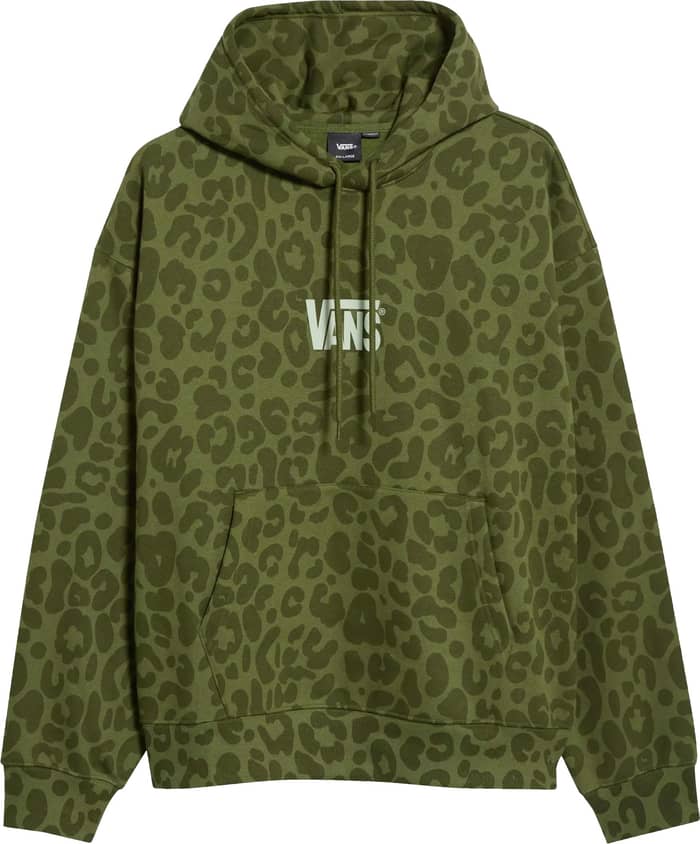 Tonal Print Pullover Green Balsam