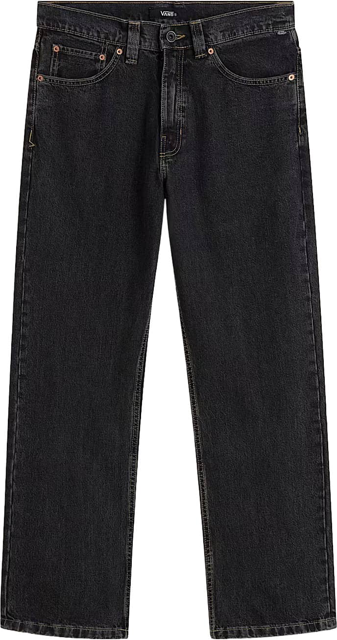 Check-5 Straight Denim Pant Washed Black