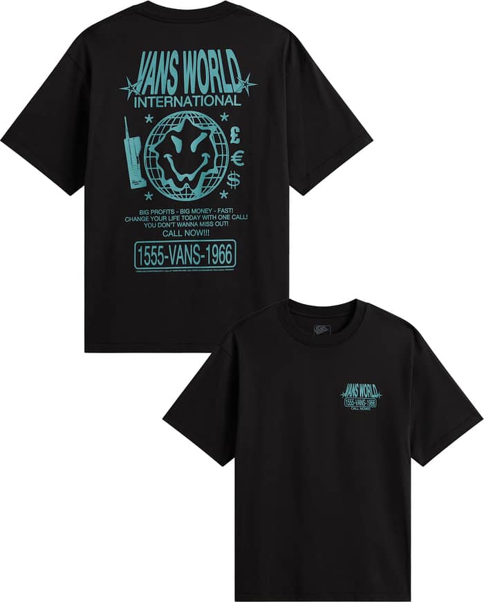 Vans World Intl SS Tee Black