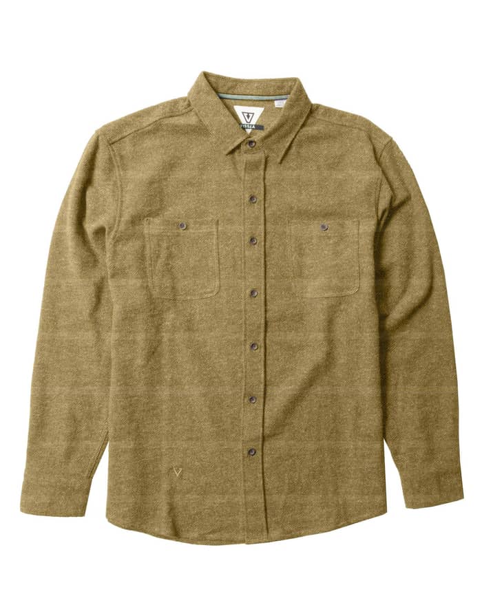 Shaver LS Flannel Gold Coral