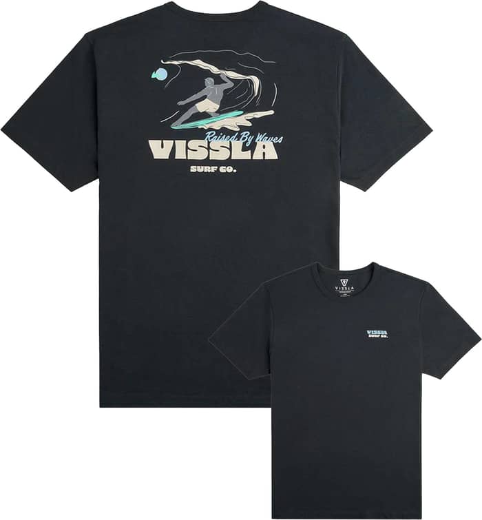 Sunset Wave Tee SS Black
