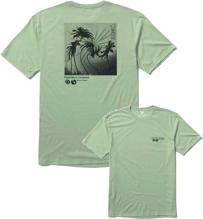Planet Positive Comp Lite Eco Drirelease Tee Light Sage Heather