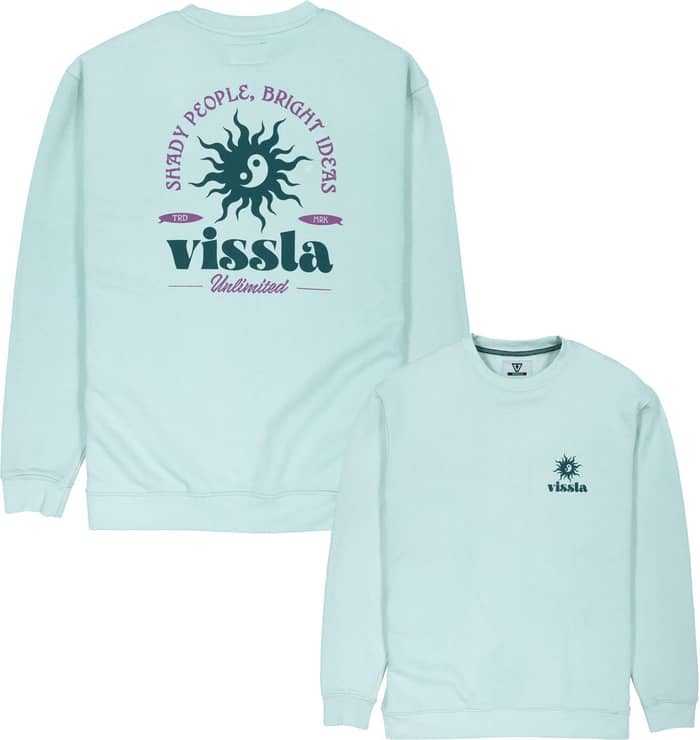 Bright Ideas Eco Fleece Crewneck Agave