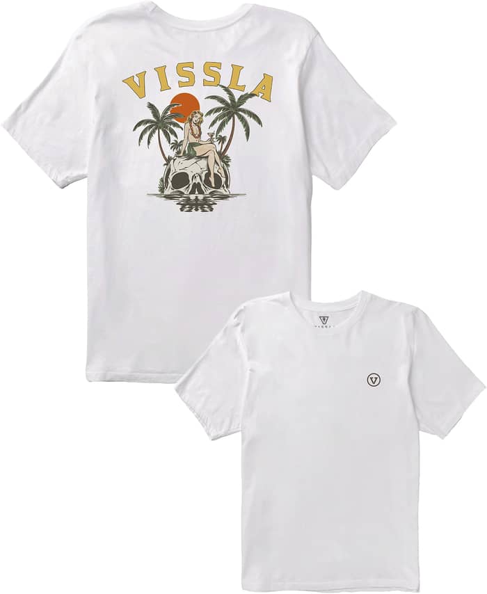 Skull Saloon Organic SS Tee M White