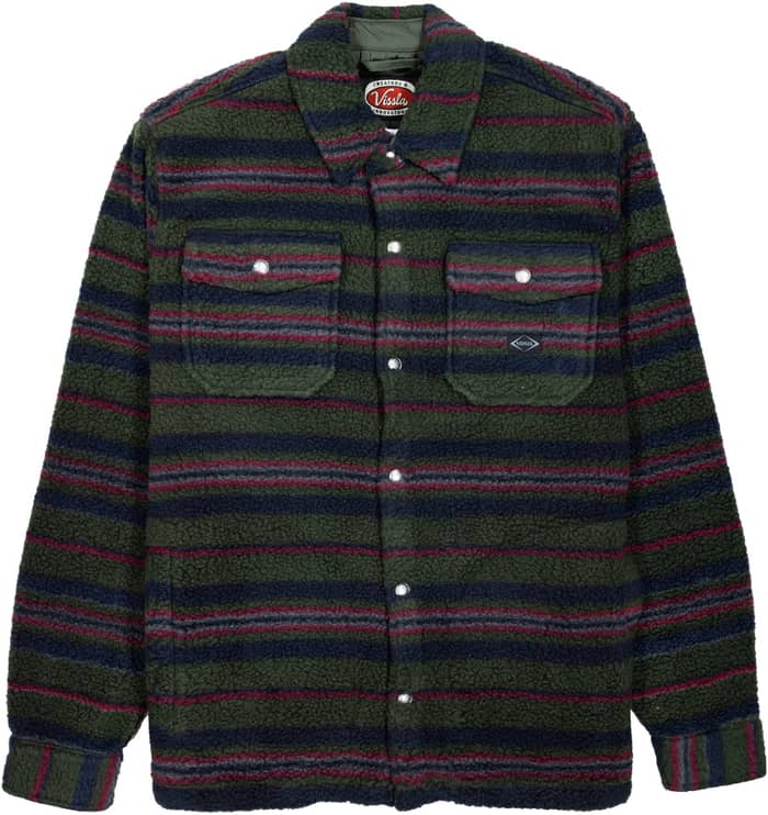 Peaks Sherpa All Over Shirt Dark Naval