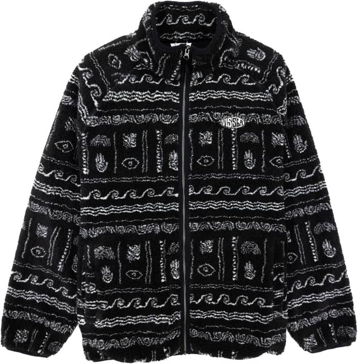 Malo Sherpa Vest Fleece Black