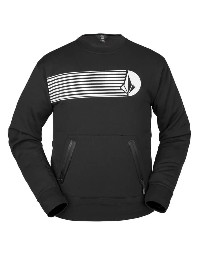 Volcom Let It Storm Crew Black Polaires : Snowleader
