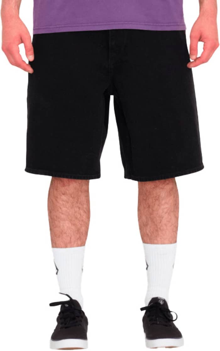 Billow Denim Short Black