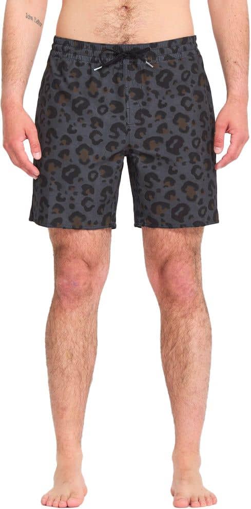 Melange Trunk 17 Boardshort Asphalt Black