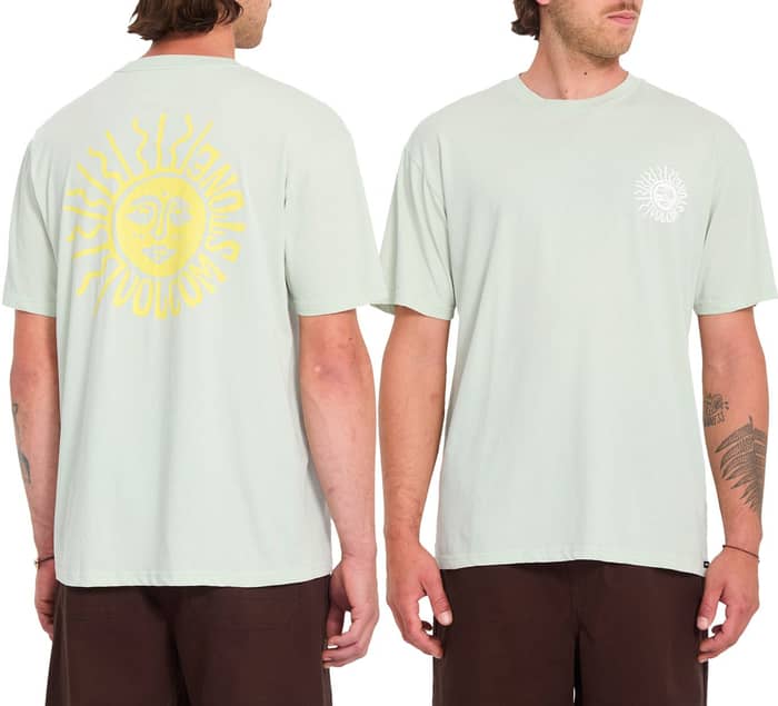 Mazatlan SS Tee Pale Aqua