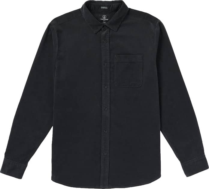 Zander Corduroy LS Shirt Black Combo
