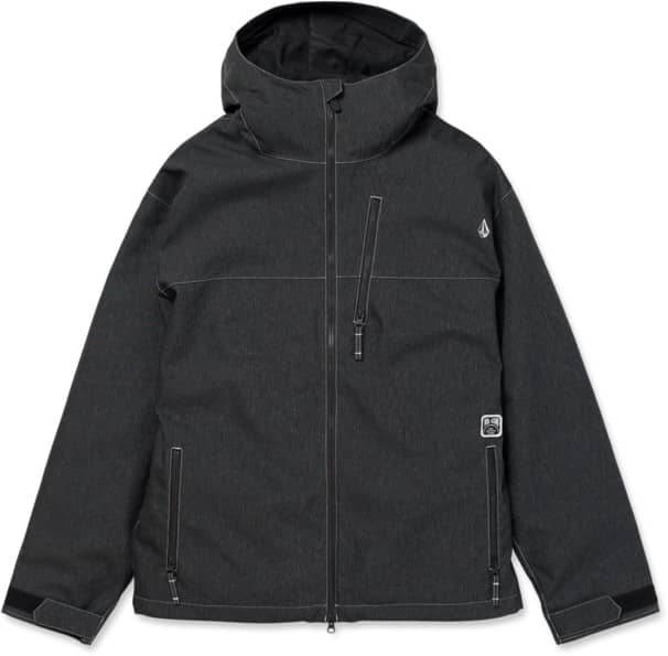Top Stitch Jacket Black Denim