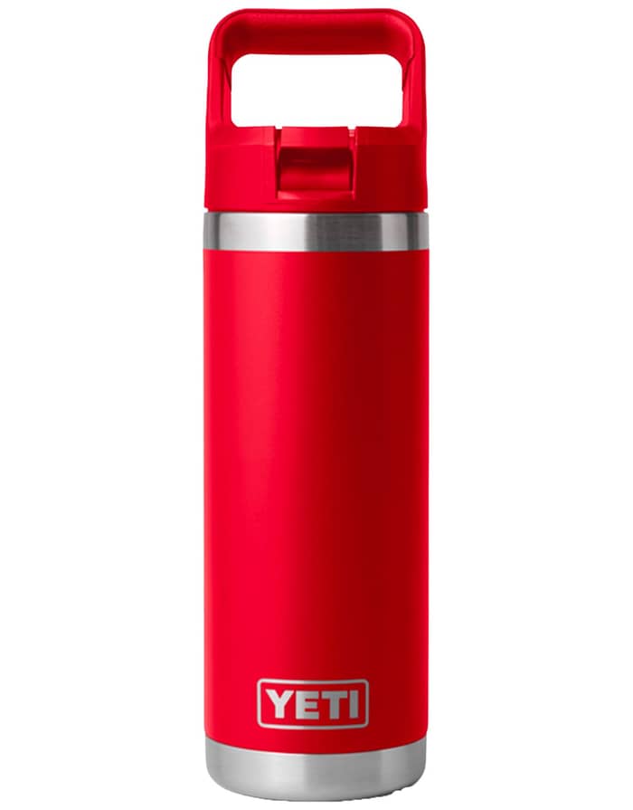 Rambler 18Oz Colour Straw Bottle Rescue Red