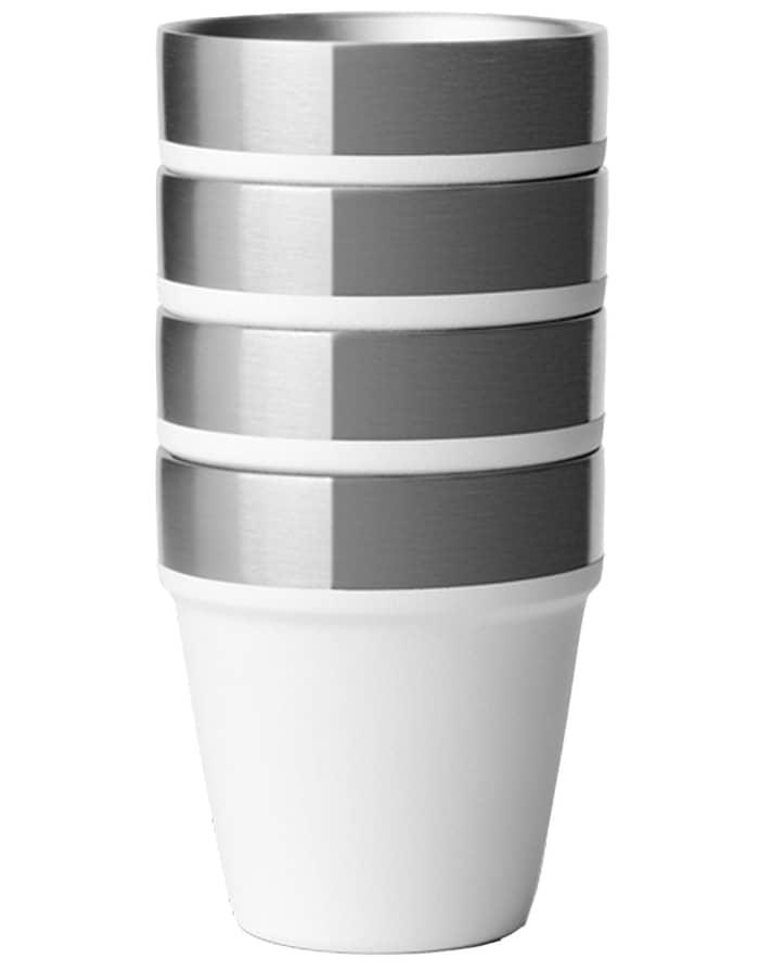 Rambler Shot Glasses White