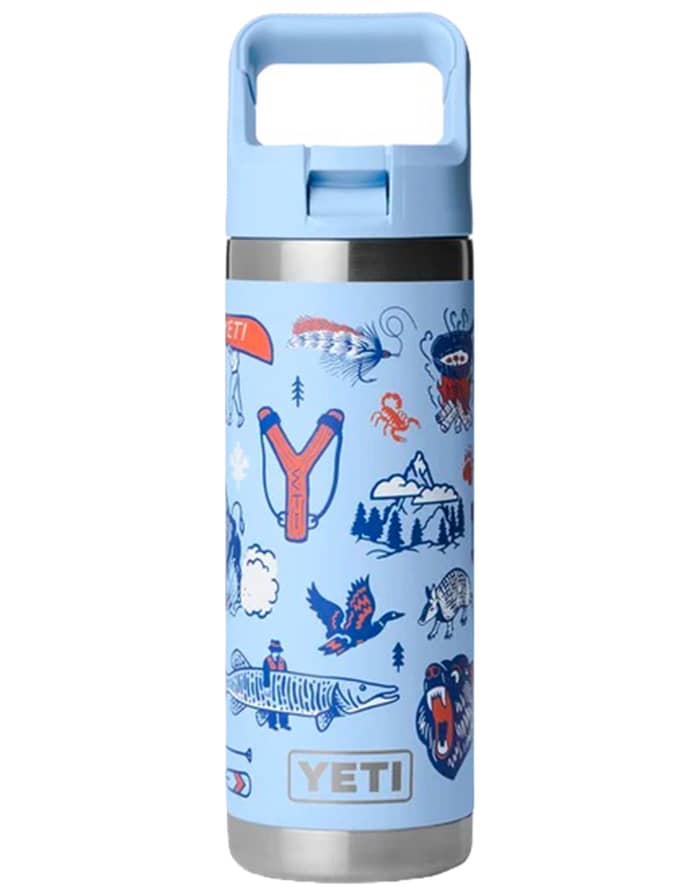 Rambler 18 oz C Straw Bottle Big Sky Summer Camp
