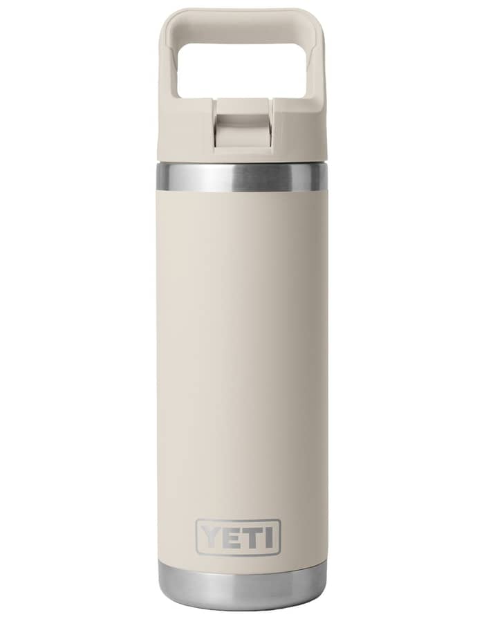Rambler 18 oz C Straw Bottle Cape Summer Taupe