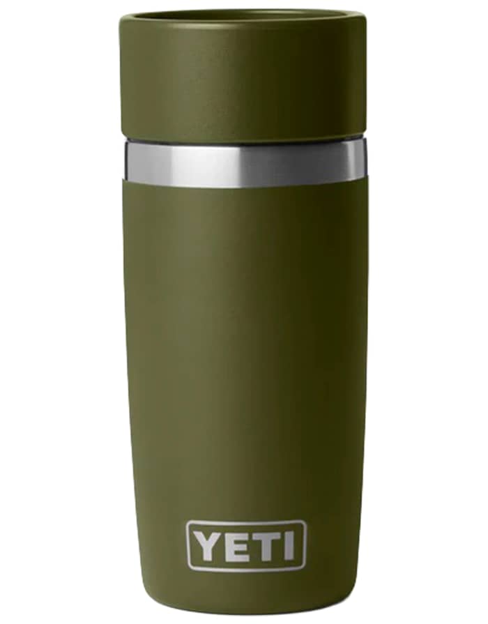 Rambler 12 Oz Travel Bottle Olive/King Crab Orange