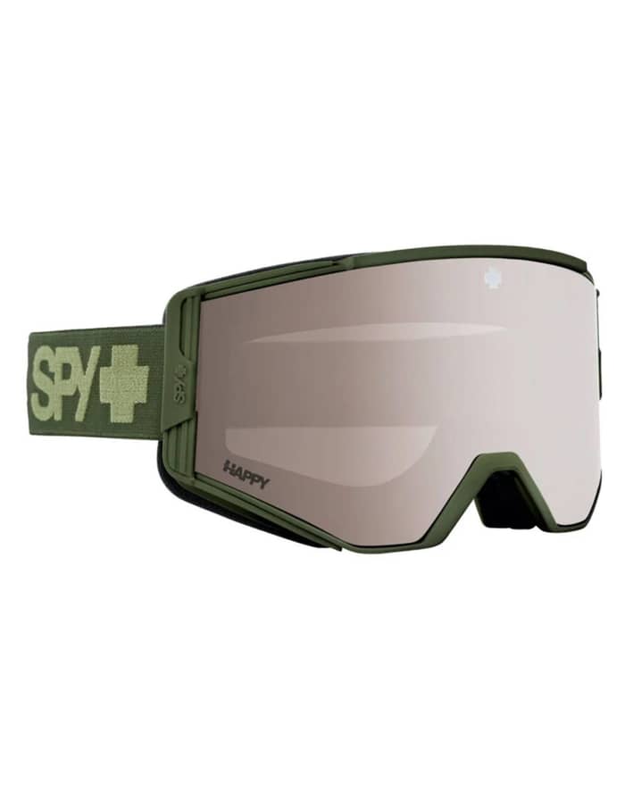 Ace Monochrome Olive - Happy Bronze with Silver Spectra Mirror + Spy