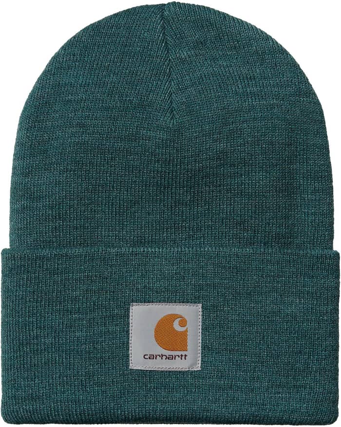Acrylic Watch Hat Eucalyptus Heather + Carhartt WIP