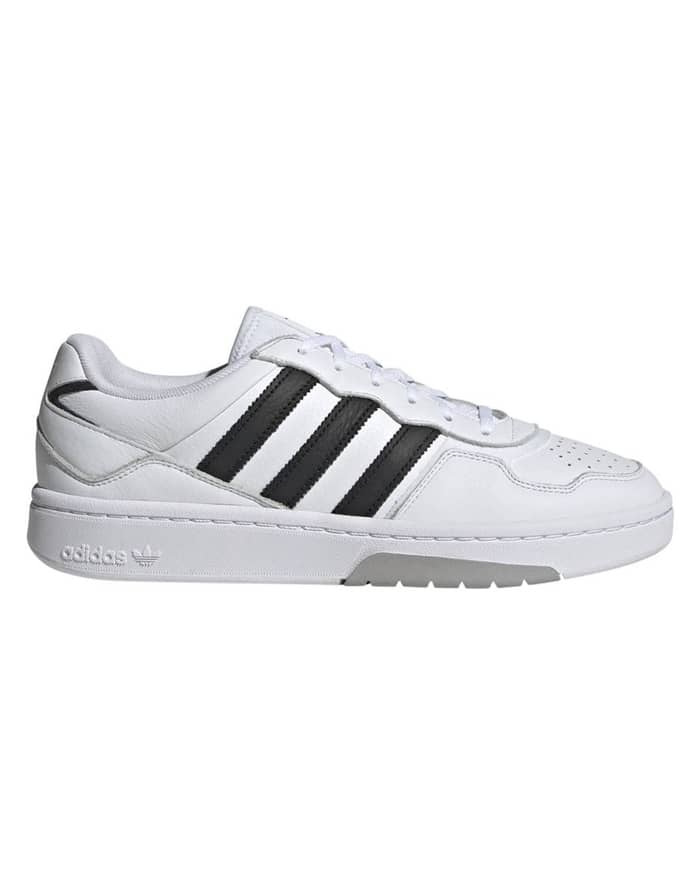 Courtic White Core Black White