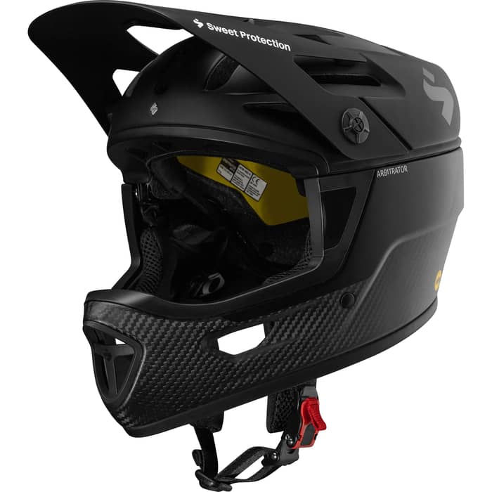 Arbitrator MIPS Helmet Matte Black/Natural Carbon + Sweet Protection