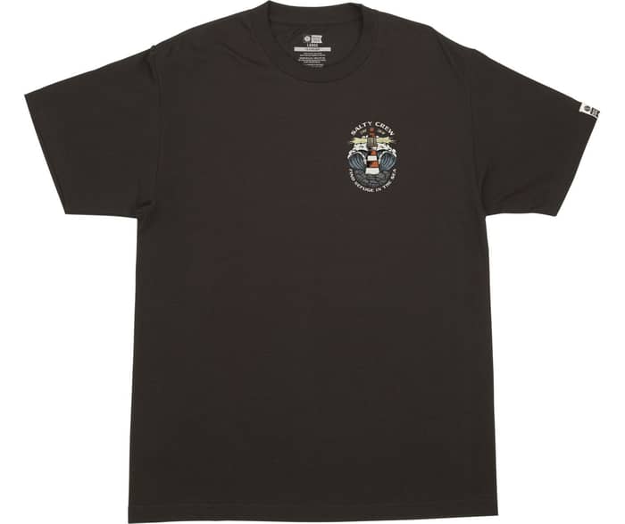 Beacon Standard S/S Tee Black + Salty Crew