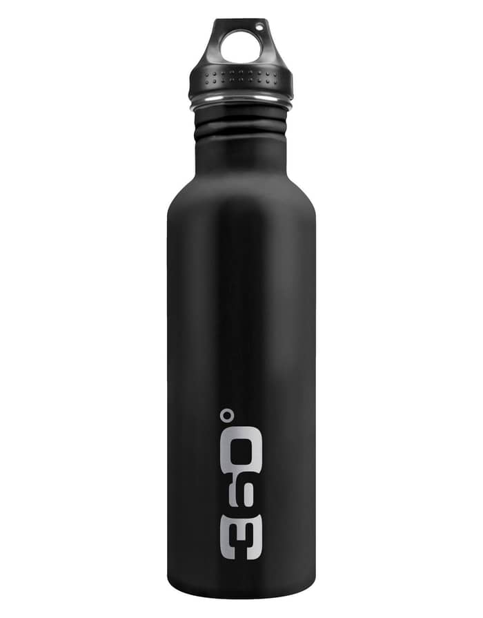 Schmalz GIBRALTAR Borraccia In Acciaio Inox Con Incisione Laser Personalizzata, 860 Ml, A Prova Di Perdite, Lavabile In Lavastoviglie. Colore Nero Opaco.