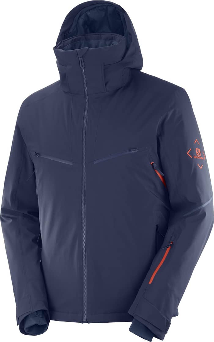 Brilliant Jkt M Night Sky/Goji Berry + Salomon
