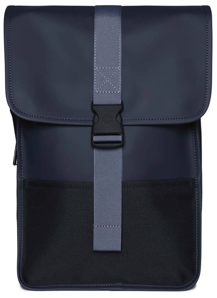 Buckle Backpack Mini Navy + Rains